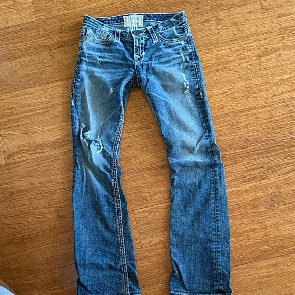 Big Star Women's Blue Boot Cut Jeans - Picture 6 of 10